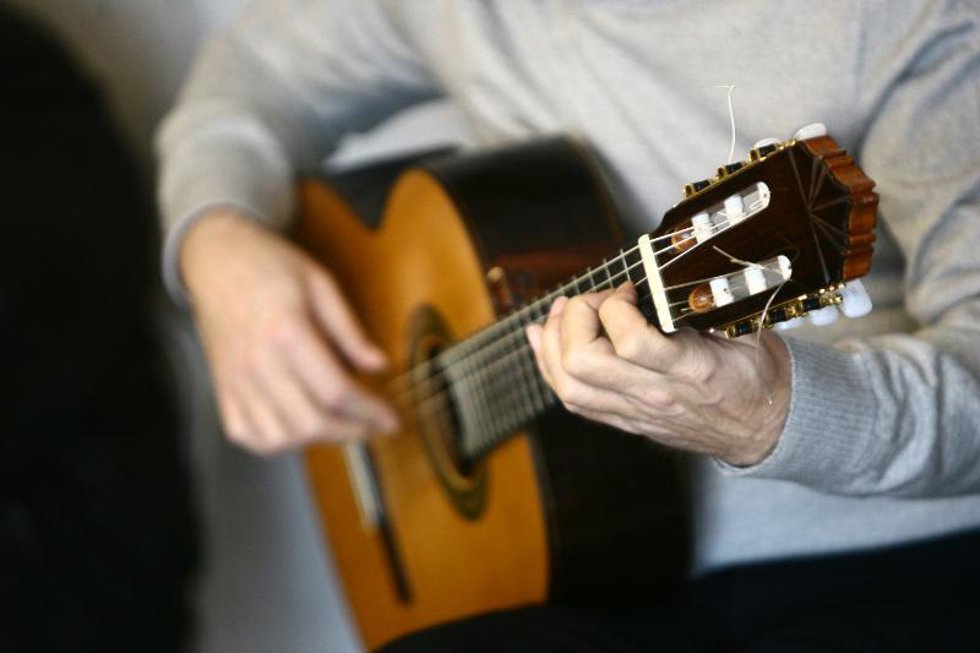 Archivo - Guitarra española en imagen de archivo.