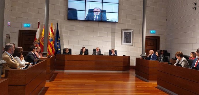 Pleno de la Diputación Provincial de Zaragoza (DPZ).