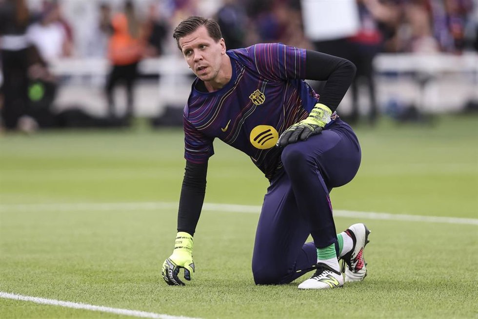 El portero del FC Barcelona Wojciech Szczesny. 