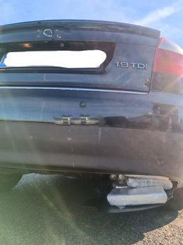 Vehículo que transportaba la droga.