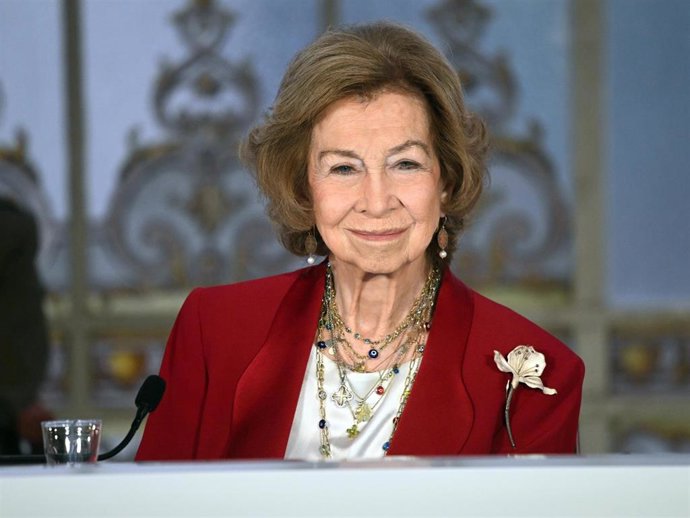 La Reina Sofía durante la entrega de los Premios Sociales de la Fundación Mapfre 2025