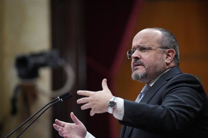 El líder del PP al Parlament, Alejandro Fernández