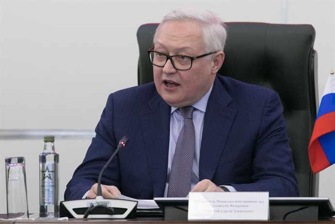 Archivo - MOSCOW, Jan. 23, 2019  Russian Deputy Foreign Minister Sergei Ryabkov speaks during a briefing in the Patriot military park, outside Moscow, Russia, on Jan. 23, 2019. The Russian 9M729 land-based cruise missile, contrary to the allegations of th