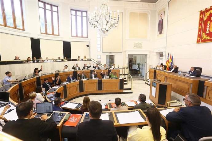 Pleno ordinario de octubre de la Diputación de Alicante