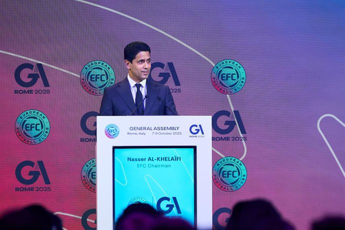 El presidente de la EFC, Nasser Al-Khelaïfi.