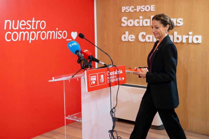 El PSOE cree que el PP y Buruaga "están desesperados por sumar los votos para sacar adelante los presupuestos"