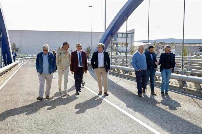Inauguración de la ampliación de la capacidad del Puente Nuevo sobre el Híjar