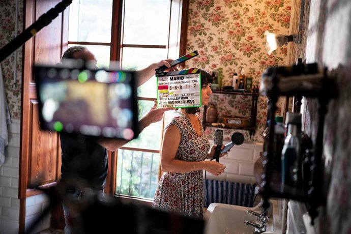 Imagen del rodaje de 'Mario'