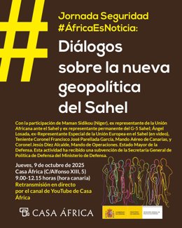 Casa África celebra este jueves una jornada sobre la nueva geopolítica del Sahel