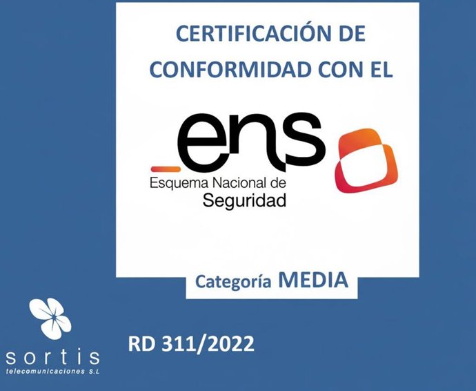Sortis obtiene la certificación ENS