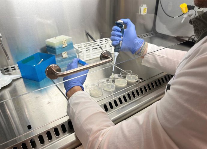 Imagen de un laboratorio de biotecnología