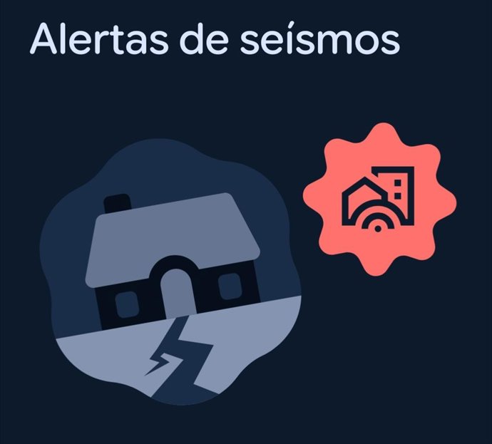 Recurso de alertas de terremoto do Android