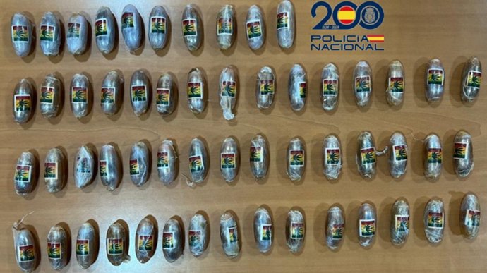 Material incautado en la operación. 