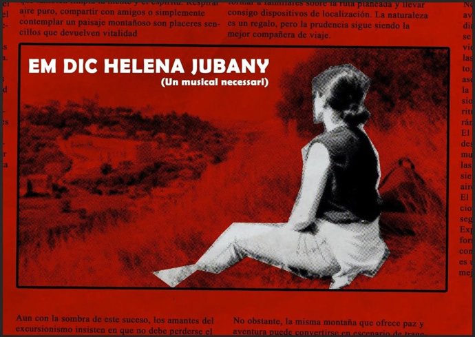 El cartel del musical cancelado.