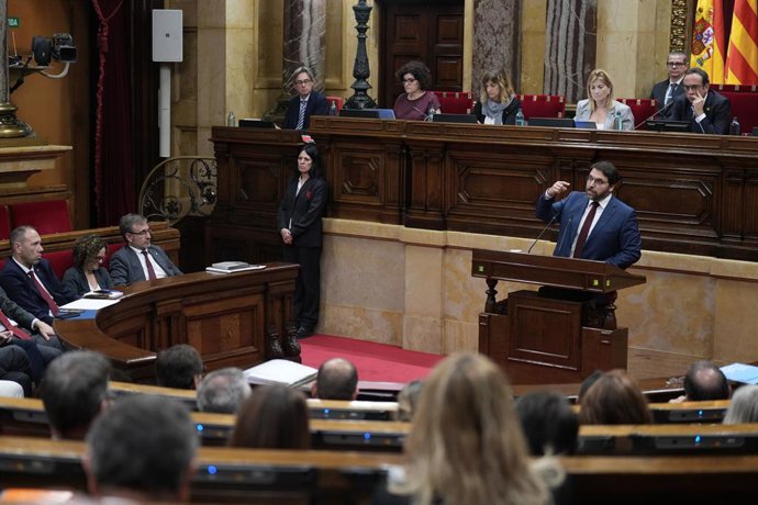 El president del grup PSC-Units al Parlament, Ferran Pedret