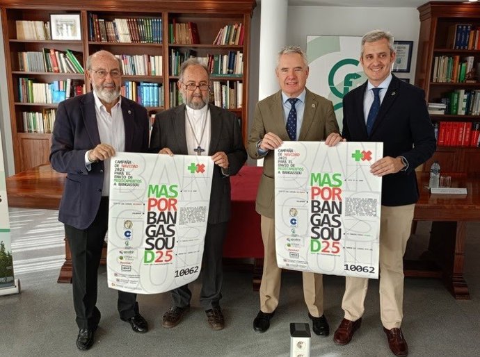 Presentación de la campaña de ayuda sanitaria internacional a la región de Bangassou, en la República Centroafricana.