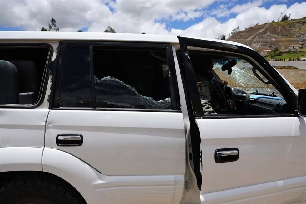 Ataque al convoy del presidente de Ecuador, Daniel Noboa