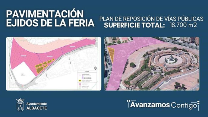 El próximo miércoles 15 de octubre arrancan las obras en los Ejidos de la Feria de Albacete.