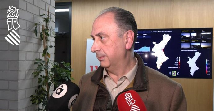 Archivo - El conseller de Emergencias e Interior, Juan Carlos Valderrama, en imagen de archivo.