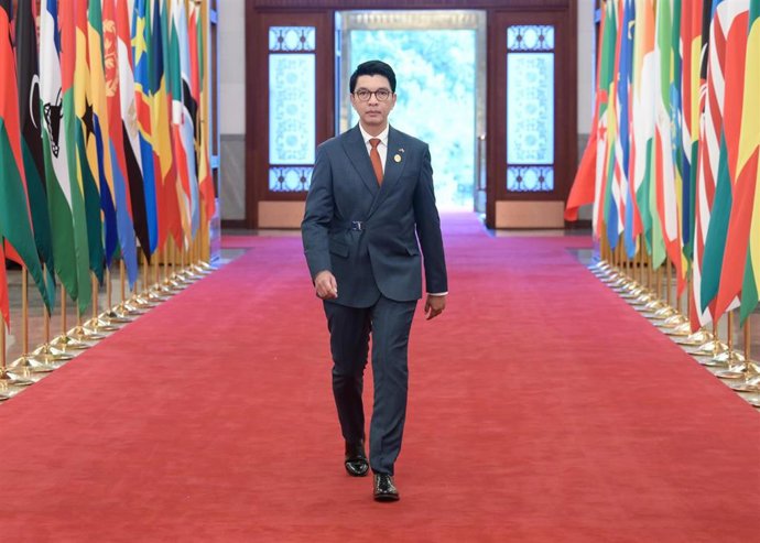 Archivo - Imagen de archivo del president de Madagascar, Andry Rajoelina