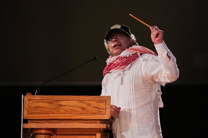 El presidente de Colombia, Gustavo Petro