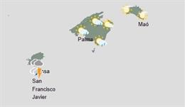 El tiempo hoy, jueves 9 de octubre, en Baleares.