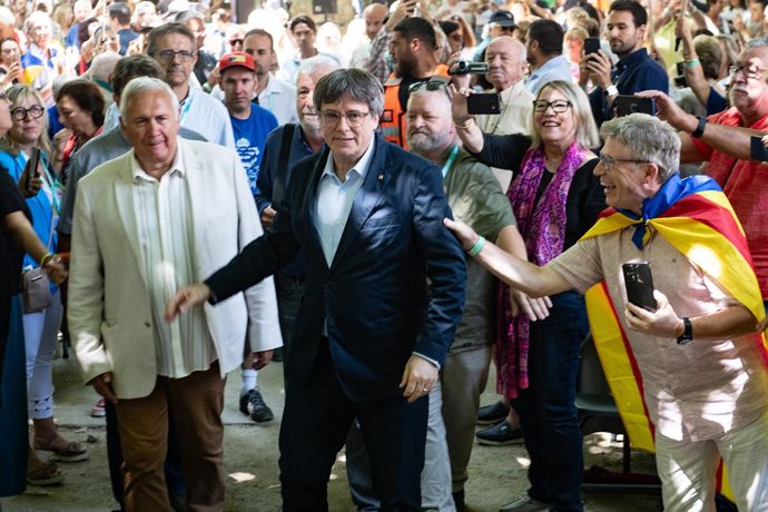 Archivo - L'expresident de la Generalitat i líder de Junts, Carles Puigdemont