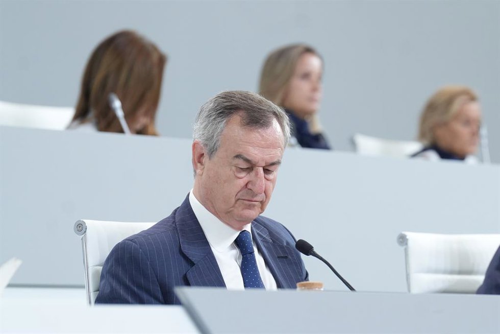 Archivo - El CEO del Banco Sabadell, César González-Bueno, durante la junta general extraordinaria de accionistas de Banco Sabadell, a 6 de agosto de 2025, en Sabadell, Barcelona, Catalunya (España). Banco Sabadell tiene previsto celebra hoy las dos jun