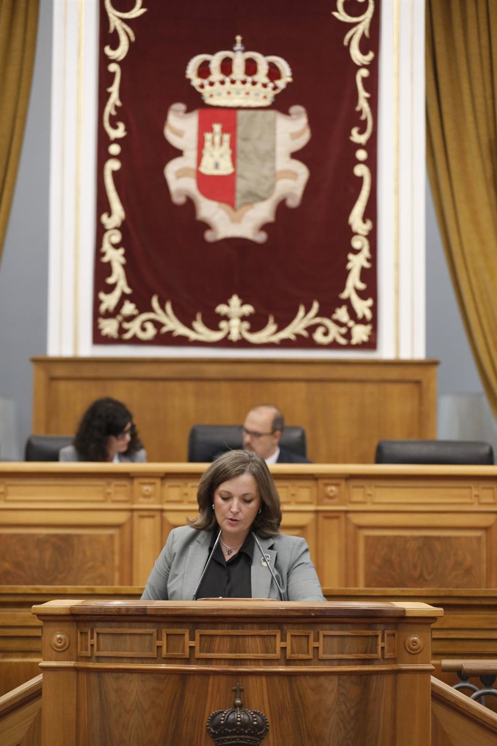 La secretaria primera de la Mesa de las Cortes de C-LM, Charo García Saco.
