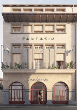 Render del proyecto en el cine Fantasio de Sóller.