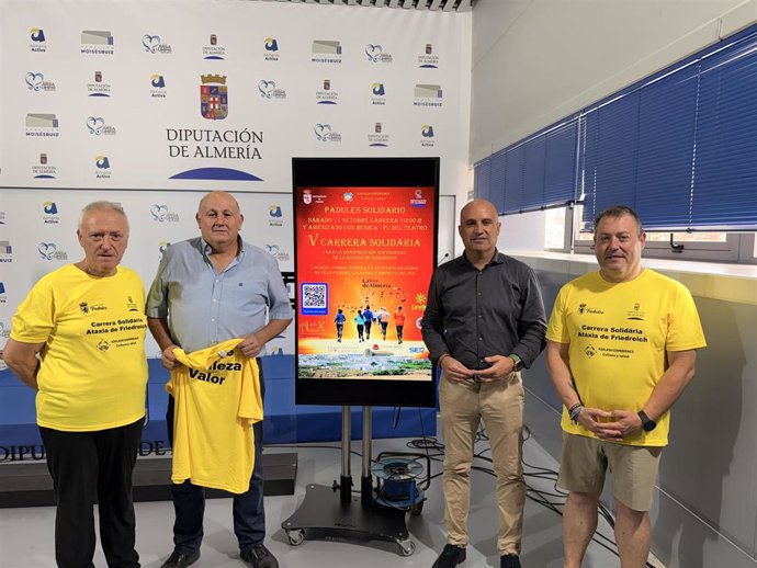 Presentación de la V Carrera Solidaria de Padules a favor de la investigación de la Ataxia de Friedreich.