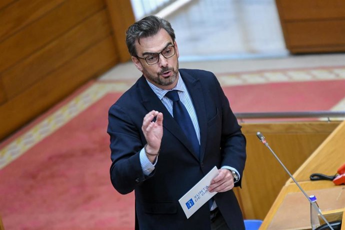 Archivo - El conselleiro de Presidencia, Diego Calvo