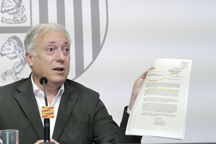 El consejero de Vivienda del Gobierno de Aragón, Octavio López.