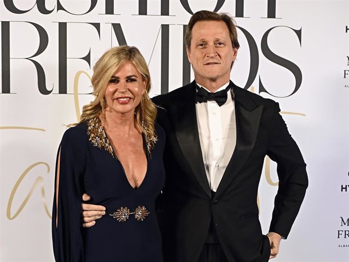 Patricia Cerezo y Kiko Gamez asisten a la entrega de los premios Talento Fashion en su IV edición en el consulado de Italia