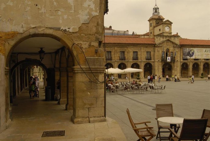 Archivo - Ayuntamiento de Avilés , en una imagen de archivo 