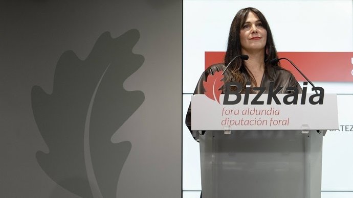 La portavoz de la Diputación de Bizkaia, Leixuri Arrizabalaga.