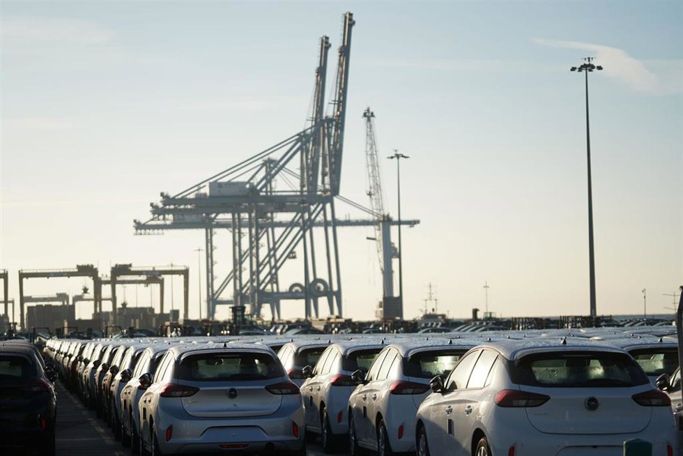 Vehículos en el Port de Tarragona