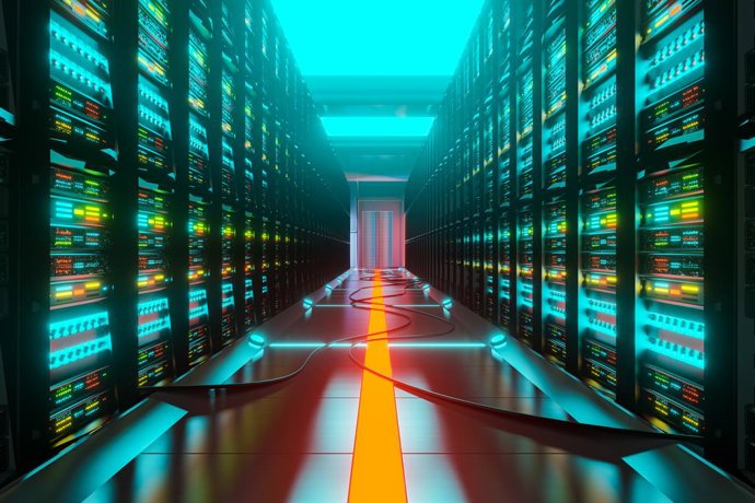 Representação de um data center.