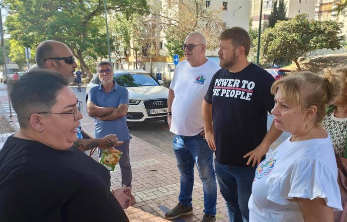 Con Málaga critica el “abandono institucional absoluto” de Palma-Palmilla y exige un plan integral de rehabilitación del distrito