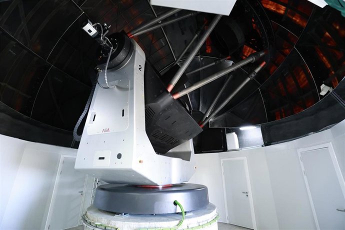 Presentación oficial del Two-meter Twin Telescope (TTT),  en el Observatorio Internacional del Teide, a 9 de octubre de 2025, en Tenerife, Canarias (España).