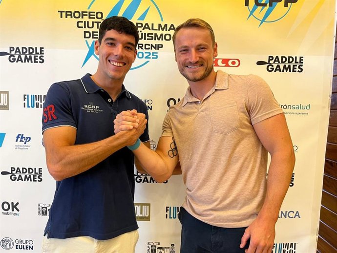 Los piragüistas españoles Álex Graneri y Marcus Cooper.