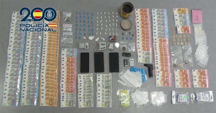 Desarticulación de un punto de venta de droga en Marín.