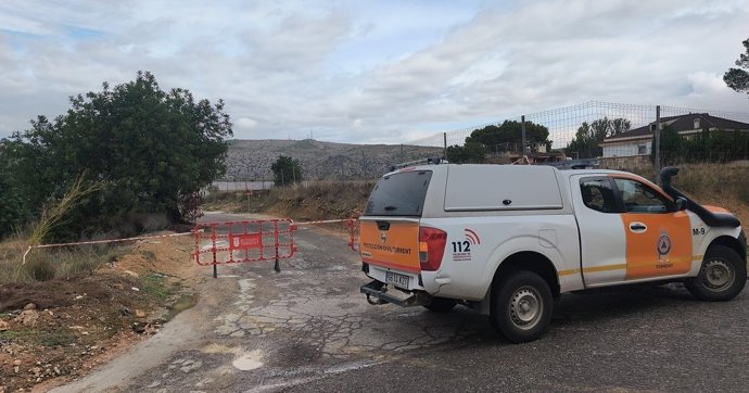 Torrent señaliza los pasos inundables para evitar el tránsito de vehículos ante posibles crecidas de barrancos