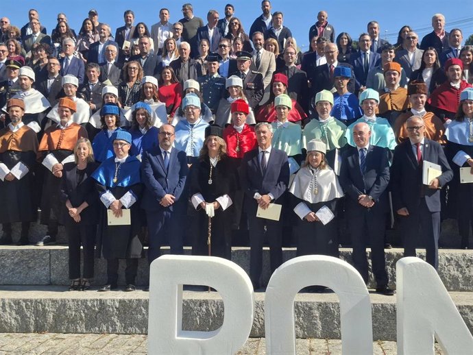 Imagen del acto de apertura del curso académico 2025-2026 en el Campus de Ponferrada de la Universidad de León (ULE).