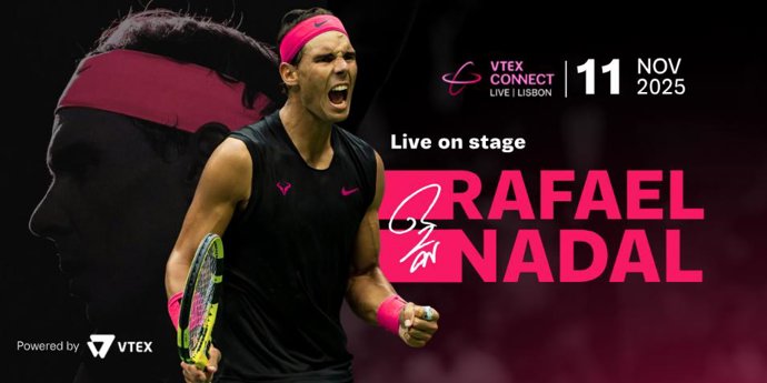 VTEX Connect Live anuncia a Rafael Nadal como keynote speaker