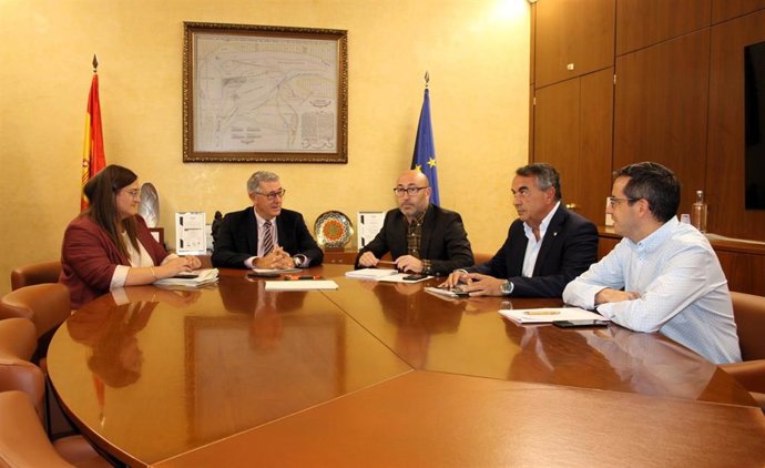 El presidente de la CHS se reúne con el delegado Provincial de Agricultura del Gobierno de CLM en Albacete.