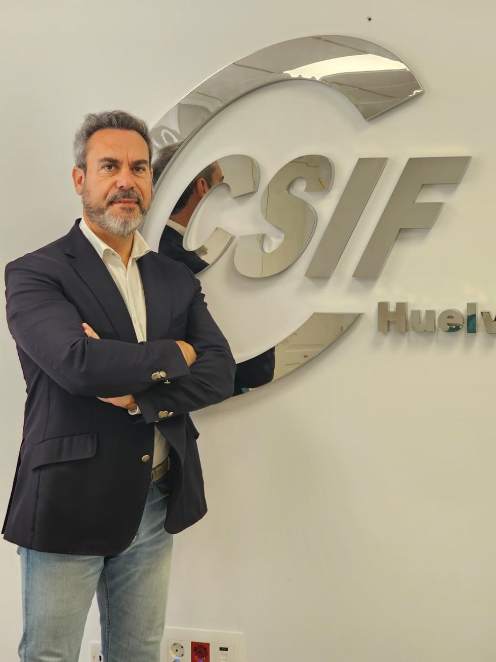 El responsable del sector de la Administración General de la Junta de Andalucía en CSIF Huelva, Emilio Gallango.
