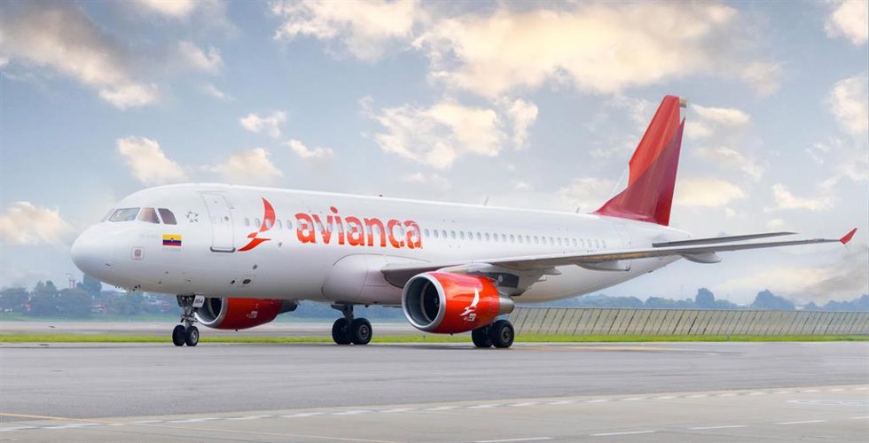 Avión de Avianca.