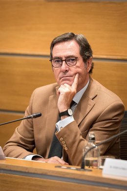 El presidente de la CEOE, Antonio Garamendi