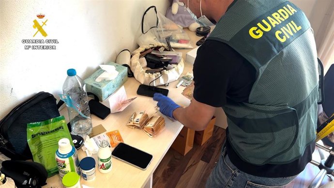 Material intervenido en la operación